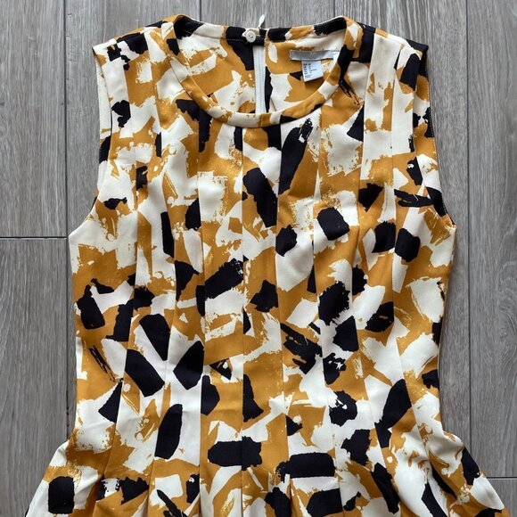 H&m | Pleated Fit and Flare Dress - Size 12 - Picture 7 of 12